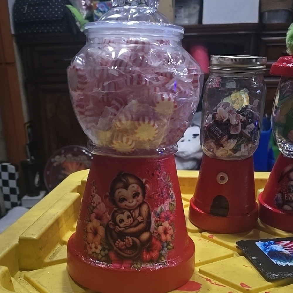 Red Vintage Candy Dispenser